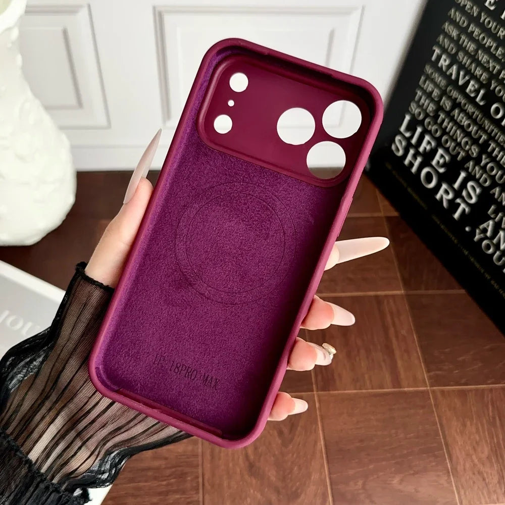 Liquid Silicone iPhone Case - Soft Colour Shockproof Cover