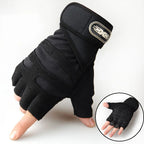 Fingerless Wrist Support Gloves Gym Cycling Fitness Anti Slip Gloves