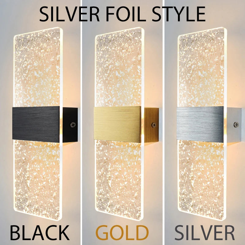 Modern Acrylic LED Wall Lamp Nordic Bedside Light