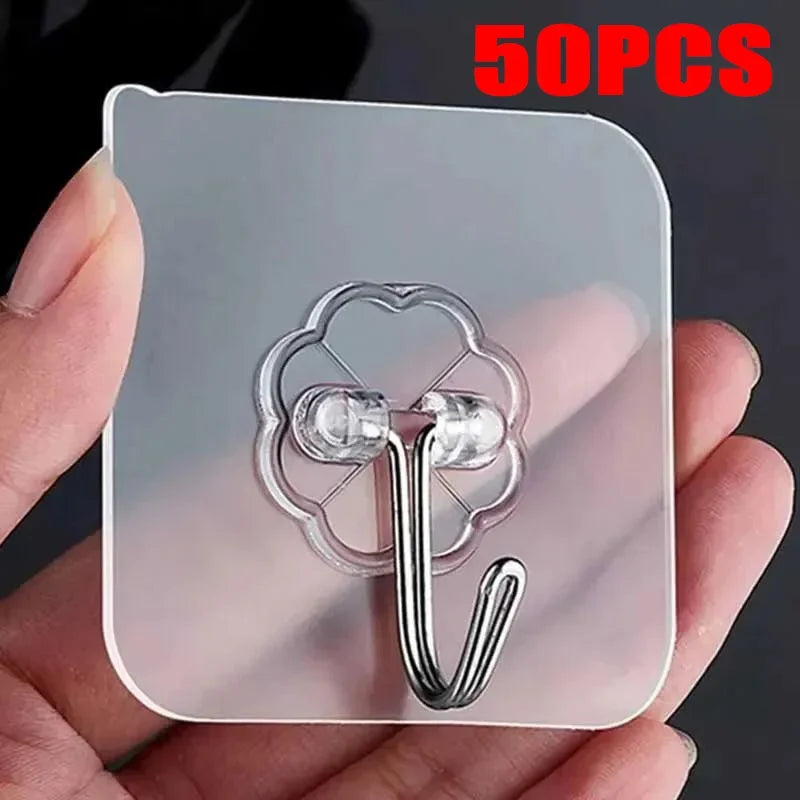 Adhesive Wall Hooks Strong Storage Hooks