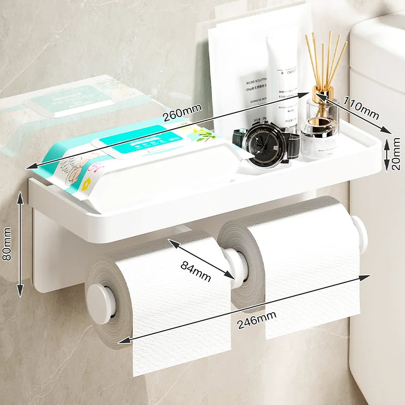 Aluminum Toilet Paper Holder