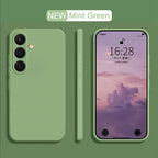 Liquid Silicone Camera Protection Case for Samsung Galaxy S24 S25 S26