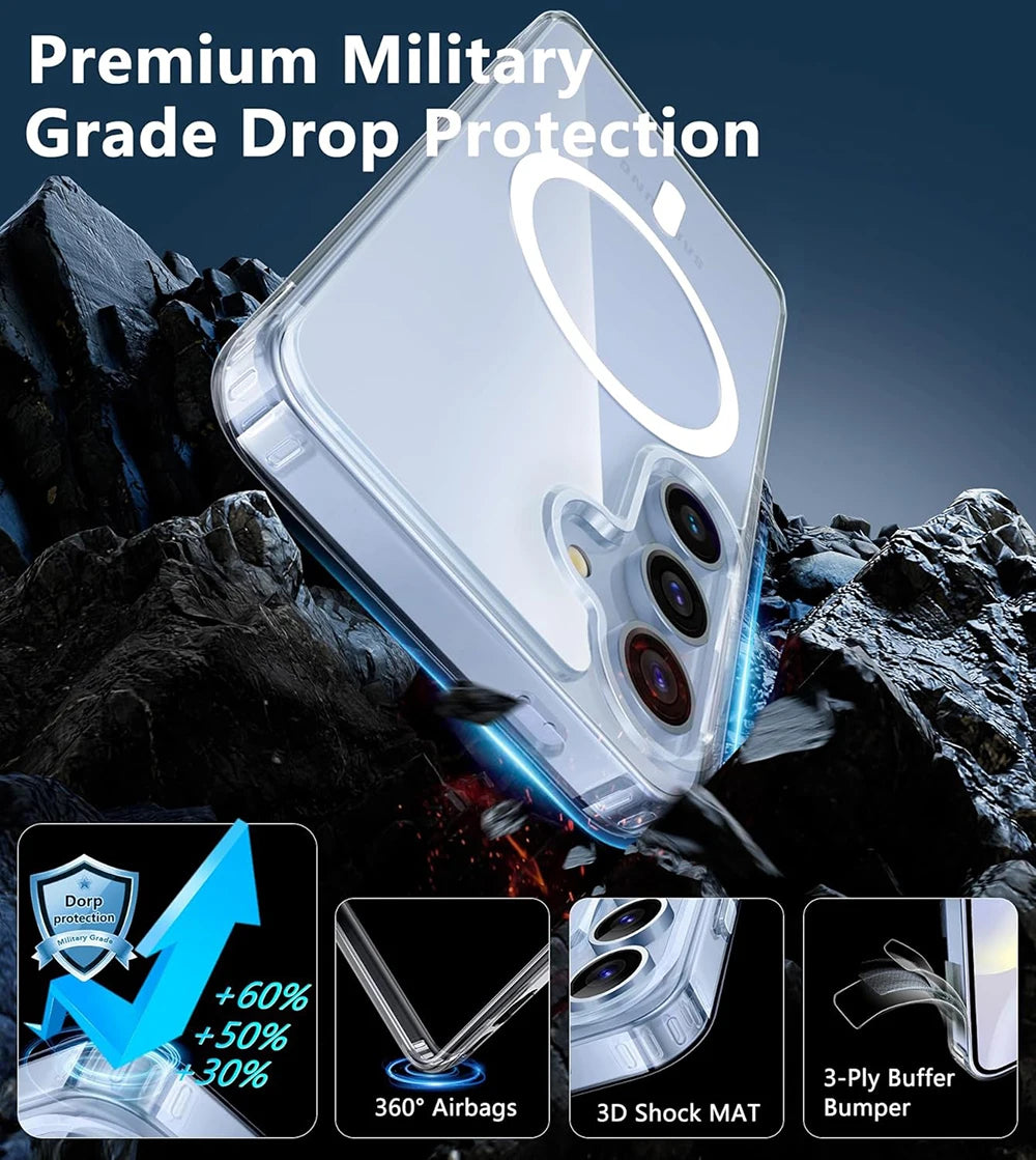 Strong Magnetic MagSafe Case for Samsung Galaxy S21 S22 S23 S24
