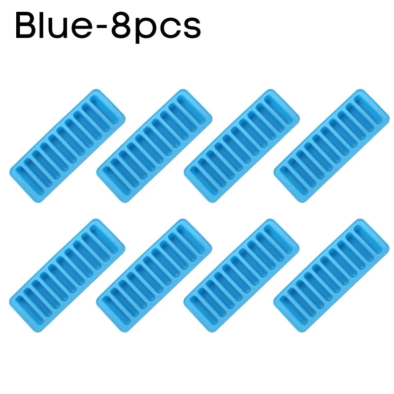 Ice Stick Cube Tray UK Long Strip Silicone Ice Mold For Bottles