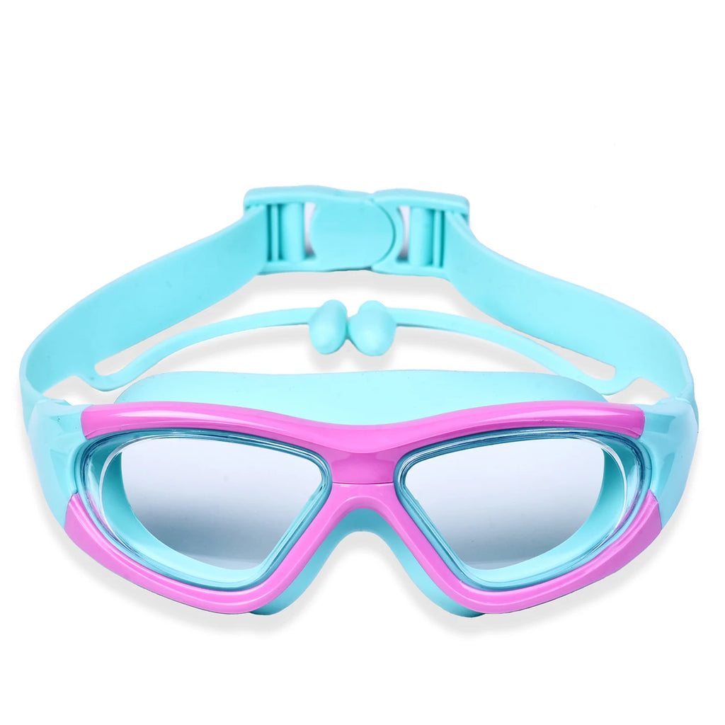 High-Definition Kids Swimming Goggles Anti-Fog Large Frame