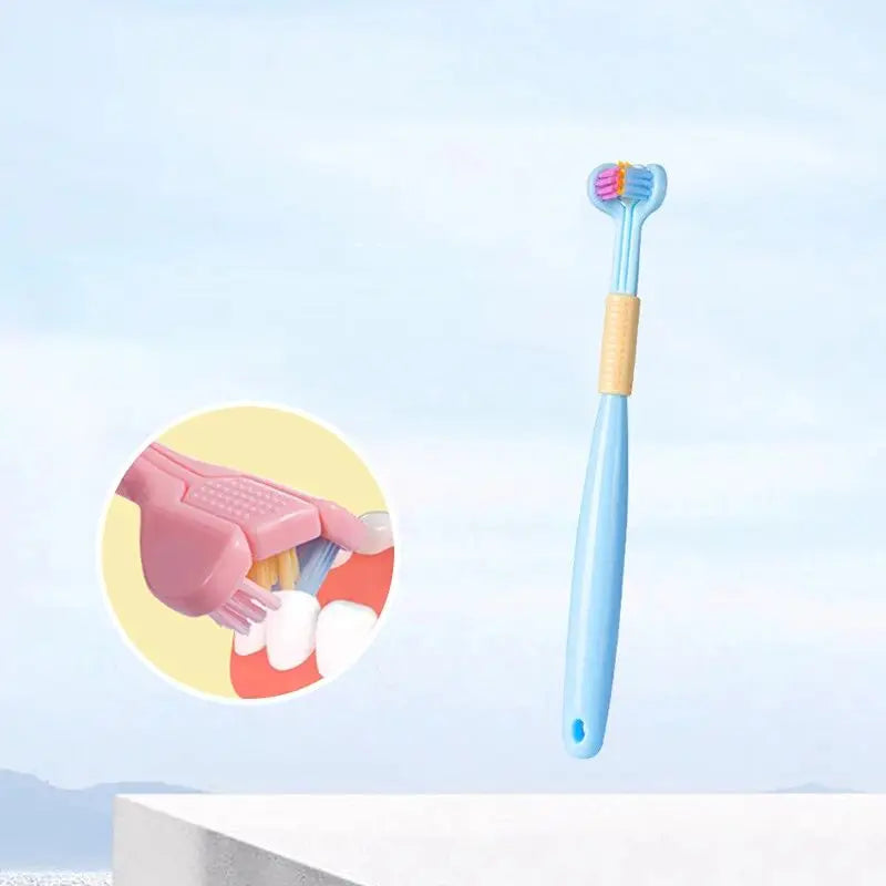 Kids 360° Clean Toothbrush Soft Three Side Baby Tooth Brush