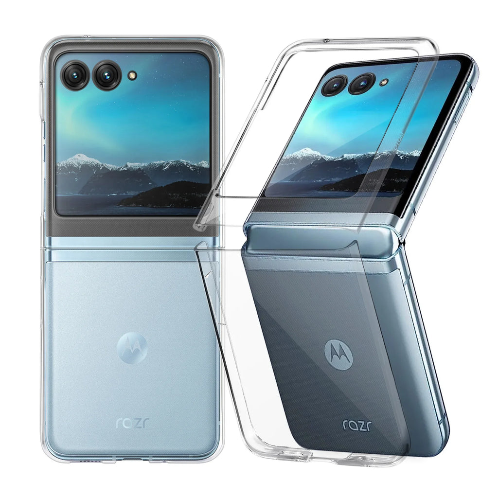 Clear Hard Case for Motorola Razr 70 60 50 40 Ultra
