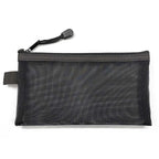 Clear Mesh Pencil Case Portable Standing Pen Holder Organizer