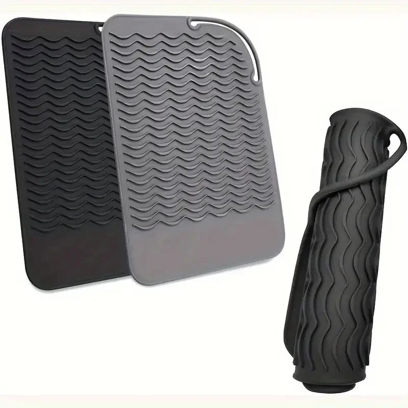 Plus Size Silicone Heat Resistant Mat for Flat Iron Curling Hair Tools