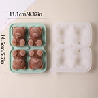 Bear Ice Cube Mold UK Silicone Food Grade Ice Tray & Freezer Molds