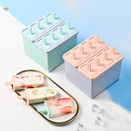 Food Grade Silicone Ice Cream Mold with Lid – BPA Free Popsicle Maker Kit
