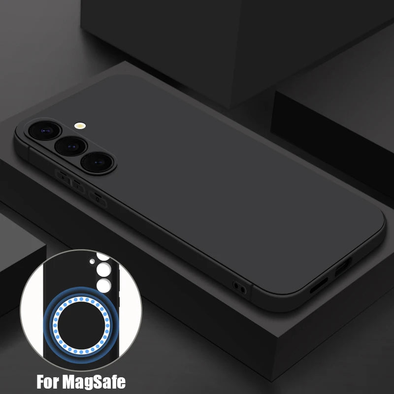 Luxury Magnetic MagSafe Case for Samsung Galaxy S22 S23 S24 S25 S26