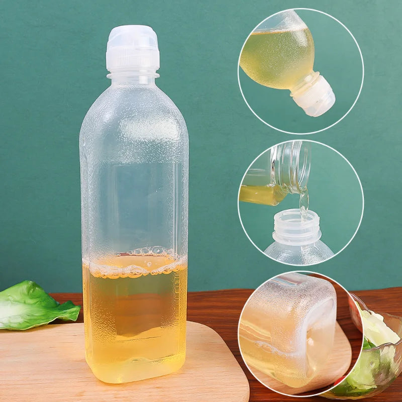 1000ML Squeeze Seasoning Bottle Oil Control Sauce & Cooking Dispenser