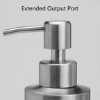 Stainless Steel Hand Wash Dispenser Anti-Rust Refillable Bathroom Bottle
