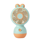 Cute Rabbit Ear Mini Fan UK USB Rechargeable Kids Desk Fan