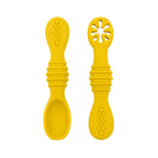 Baby Spoon Fork Set Soft Silicone Training Cutlery for Kids