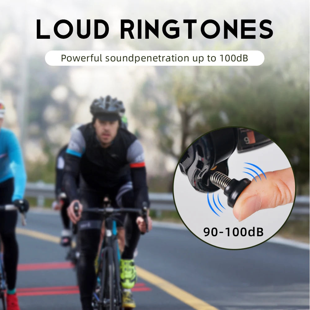 ThinkRider 110dB Bicycle Bell Aluminum Alloy Mini Bike Horn