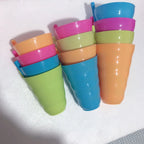 10oz Kids Straw Cup BPA Free Stackable Plastic Drink Tumbler