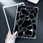 Clear Cow Print iPad Case A16 10th 11 Air 13 Pro 12.9 Mini 4 5 6