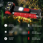 Mini Rotating COB Flashlight Magnetic Portable Work Light