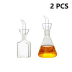 High Borosilicate Glass Oil Pot Leakproof Oil & Vinegar Dispenser Bottle