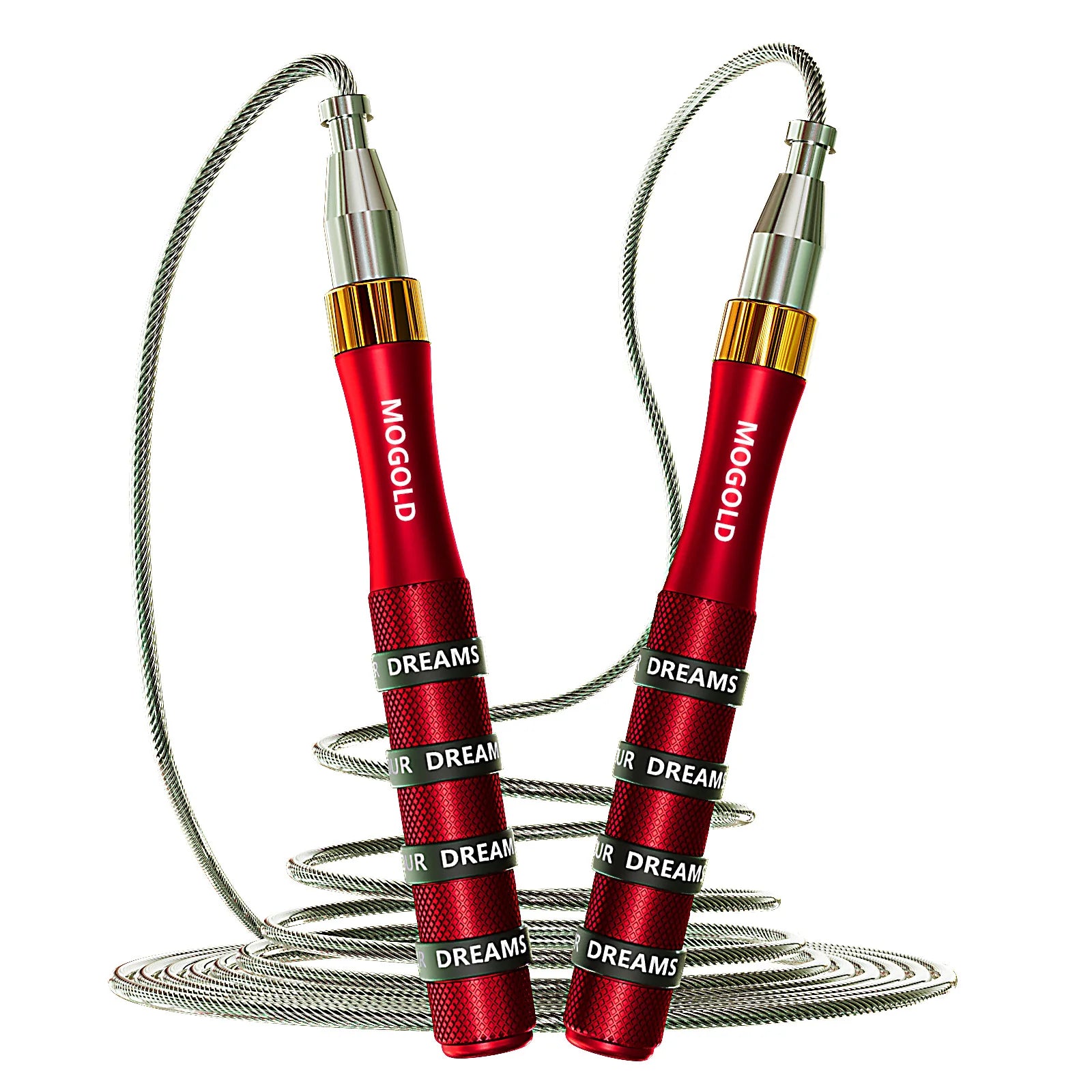 Self-Locking Bearing Skipping Rope Aluminium Handle Adjustable Speed Main image