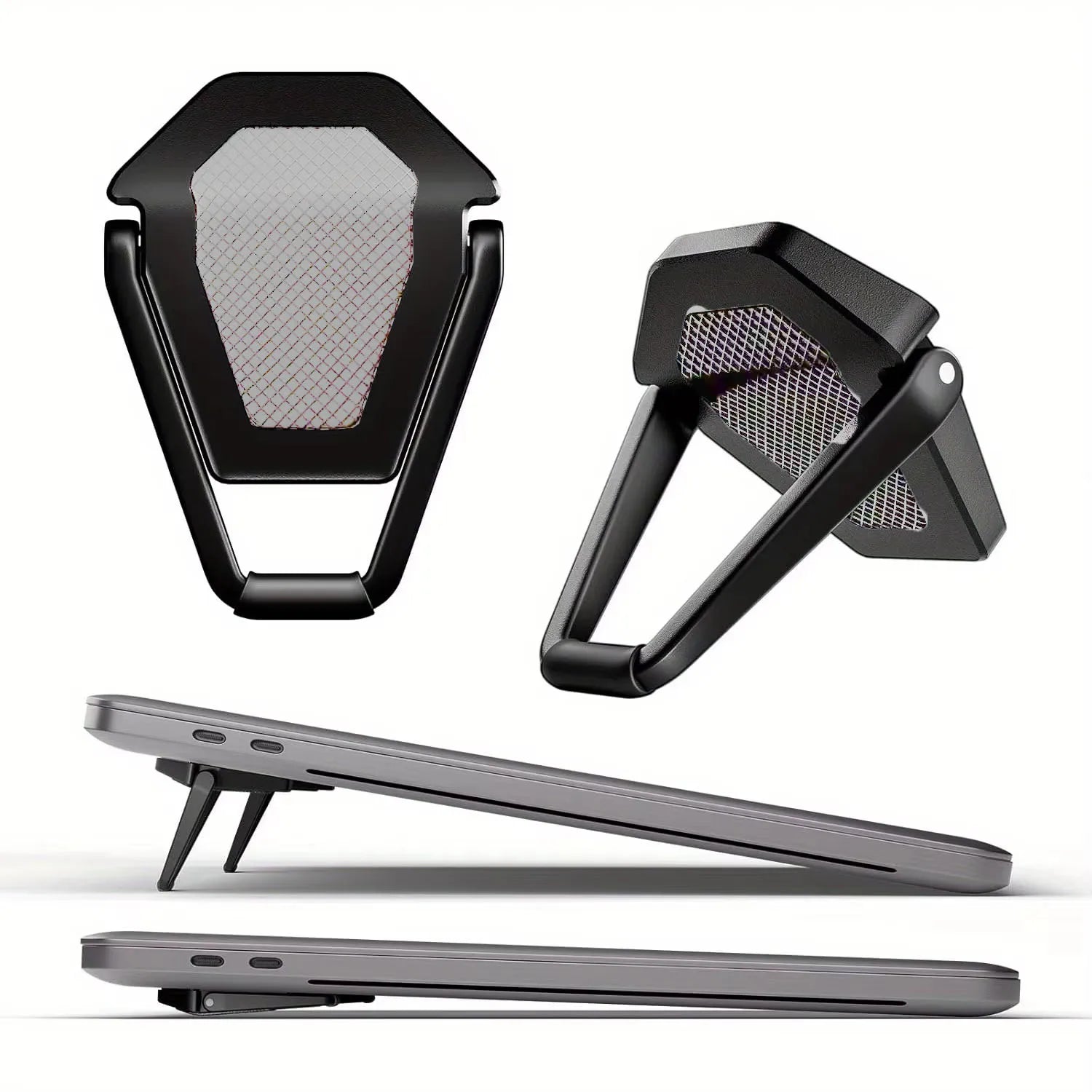 Portable Invisible Laptop Stand Mini Aluminum Cooling Pad