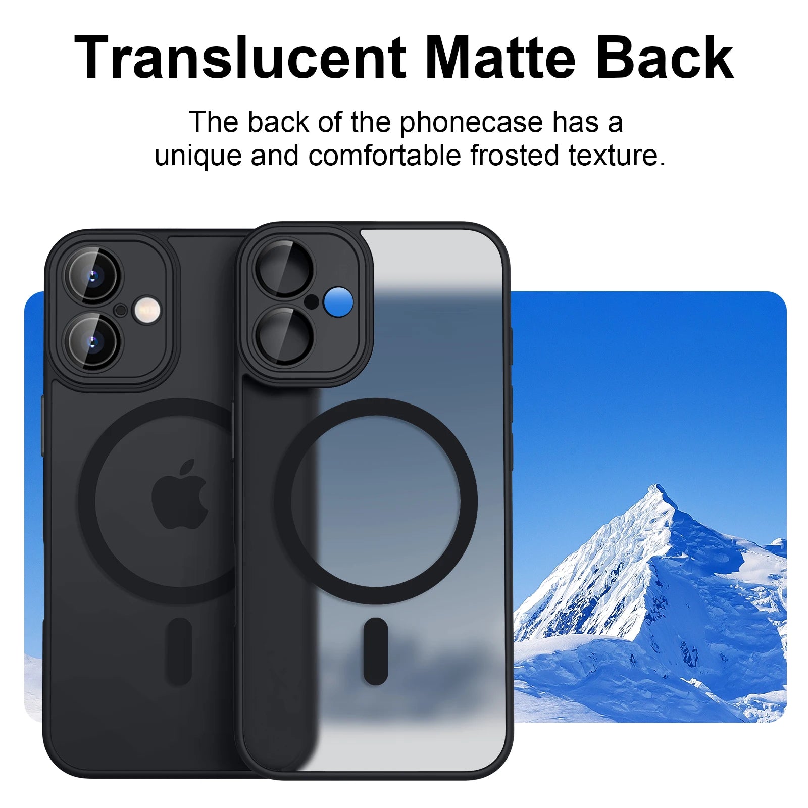 Premium Matte Magnetic Case for iPhone 11-16 Wireless Charge