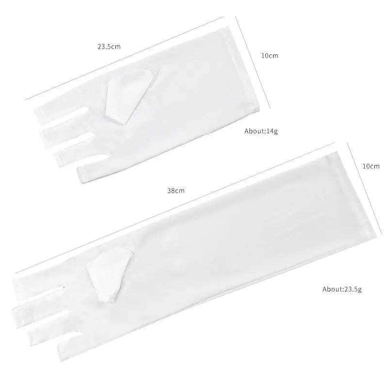 UPF 50+ Nail Art Gloves UV Protection Gloves for Gel Nail Lamp