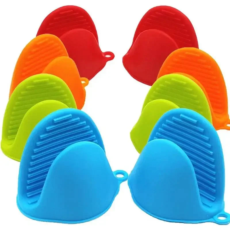 2PCS Silicone Pinch Grip Oven Mitts – Mini Heat Resistant Pot Holders Main image