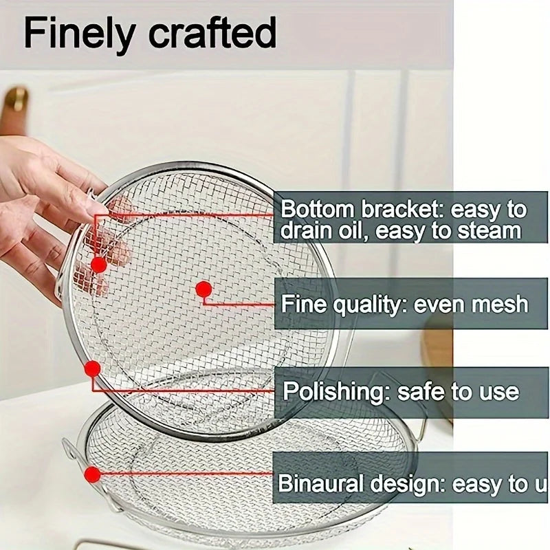 Stainless Steel Mesh Strainer Frying Filter Basket