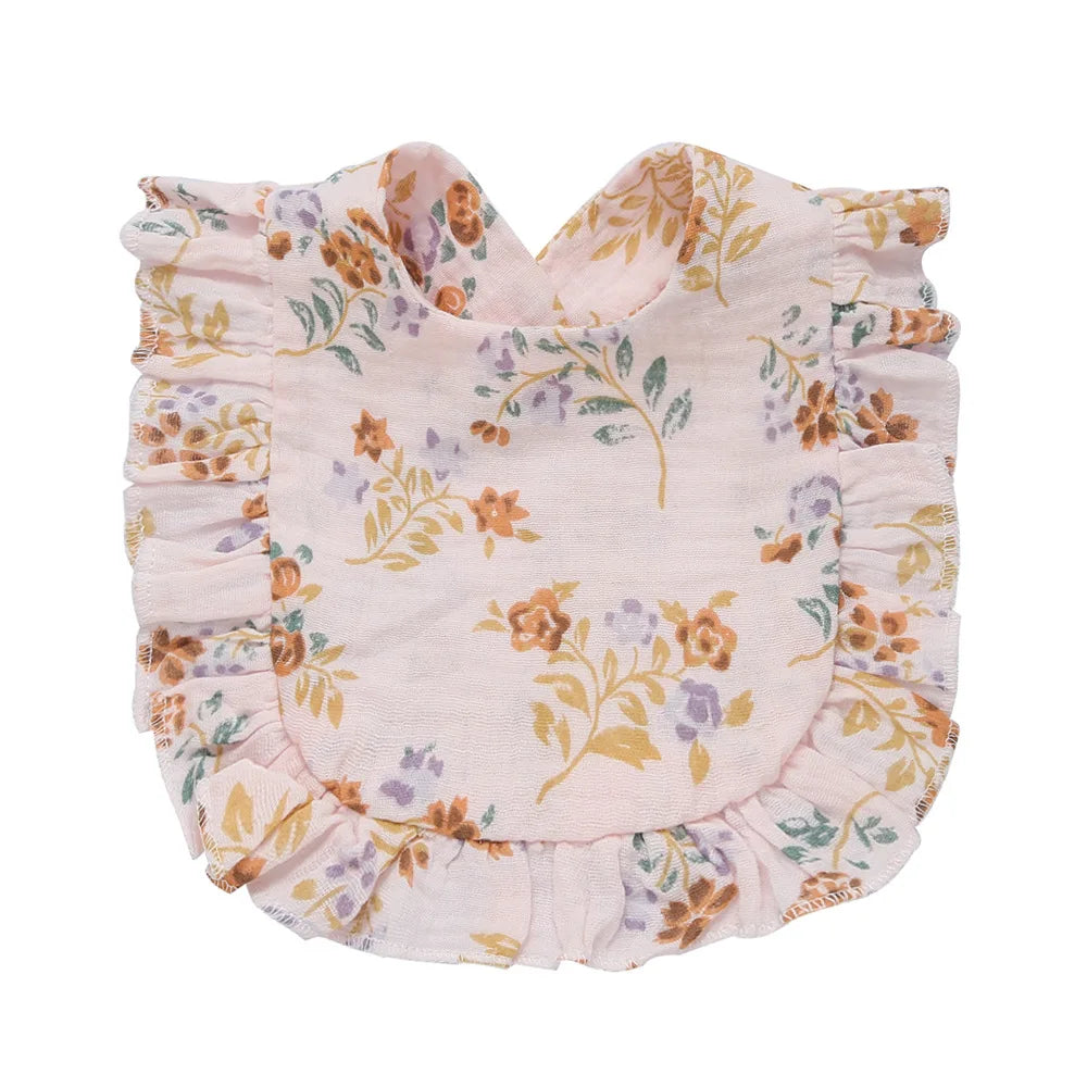 INS Style Baby Cotton Bibs Waterproof Drool Scarf Feeding Bib
