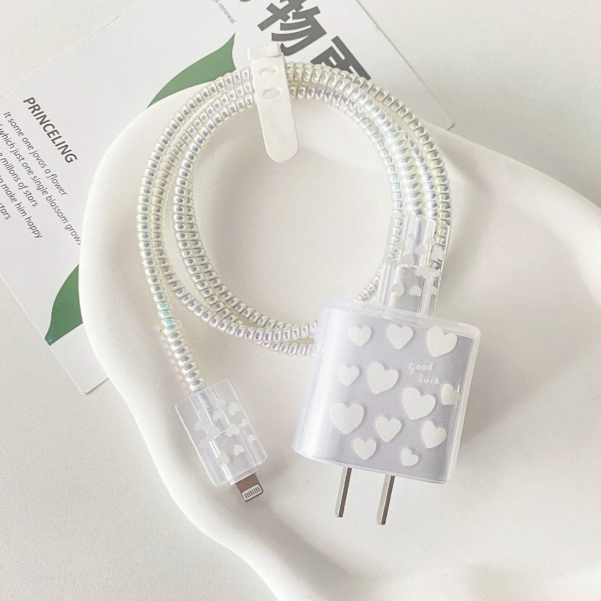 Cute Tulip Fast Charger Protector for iPhone 18W-20W