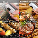 Glass Oil Sprayer for Cooking Olive Oil Spray Bottle for BBQ & Salad
