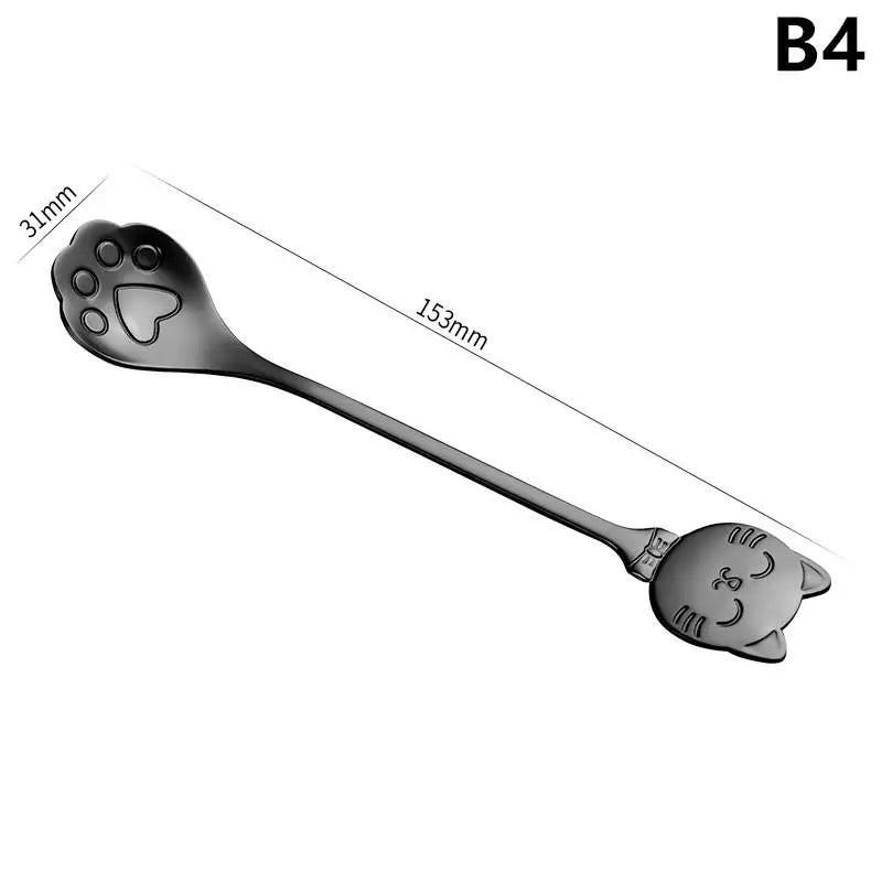 Cat Claw Spoon Stainless Steel – Cute Coffee, Tea & Dessert Mixing Spoon