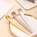 Flat Stainless Steel Coffee Spoon Set Tea Stirrer Dessert Spoons