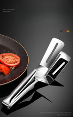 304 Stainless Steel Kitchen Tongs UK Steak BBQ Food Clip Tool