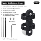 Bike Bottle Cage Mount Adapter Seatpost Frame Holder Universal