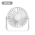 Mini USB Desk Fan UK 360° Adjustable Portable Cooling Fan