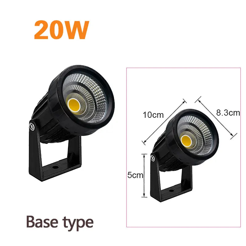 LED COB Garden Spotlight Waterproof Lawn Light