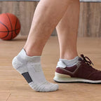 Anti-Slip Football Socks Men Breathable Cotton Soccer Socks 3 Pairs
