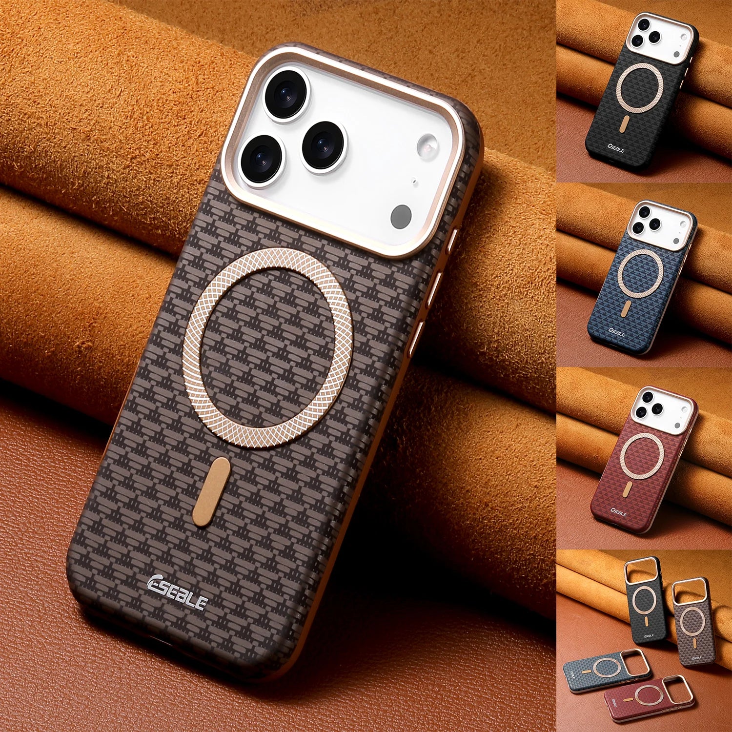 iPhone 18 Pro Max Case – Luxury Leather, Magnetic Metal & Bumper Cover Secondary image