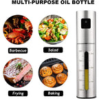 BBQ Oil Spray Bottle 304 Stainless Steel Olive Oil & Vinegar Sprayer