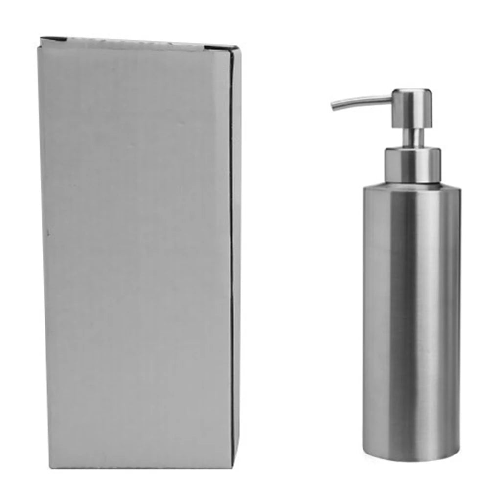 Stainless Steel Hand Wash Dispenser Anti-Rust Refillable Bathroom Bottle