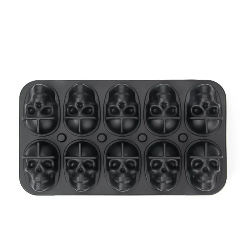 Diamond Rose Gun Shape Ice Cube Mold Silicone Cocktail Ice Maker Tray