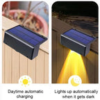 Waterproof Solar Wall Lights for Garden, Fence & Pathway Decor