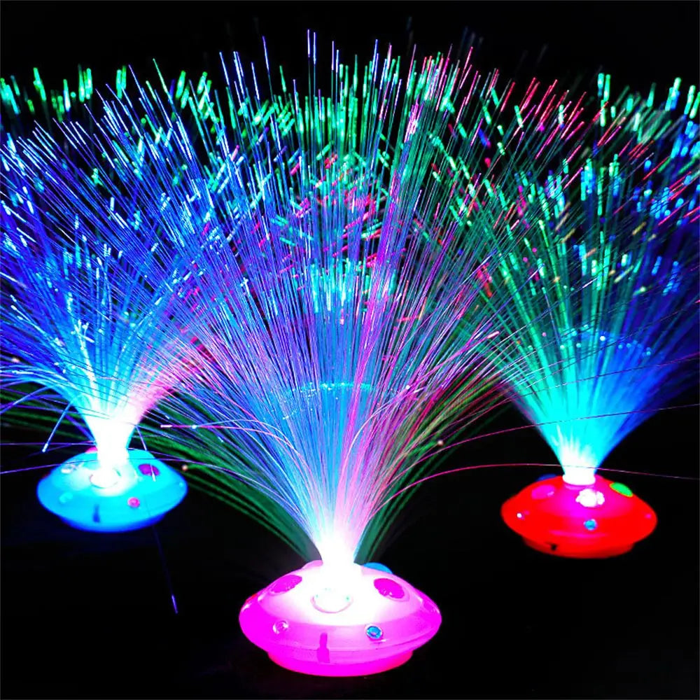 Colorful LED Fiber Optic Night Light for Home Party Decor Main image