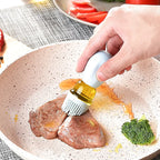 Portable Silicone Oil Bottle Brush BBQ Cooking & Baking Oil Dispenser