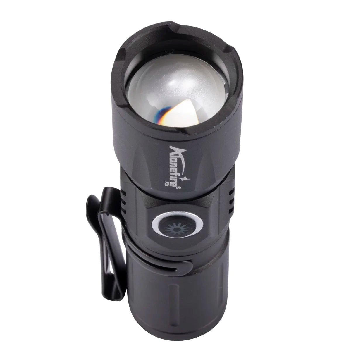 Zoom LED Mini Flashlight Type-C Rechargeable Pocket Torch