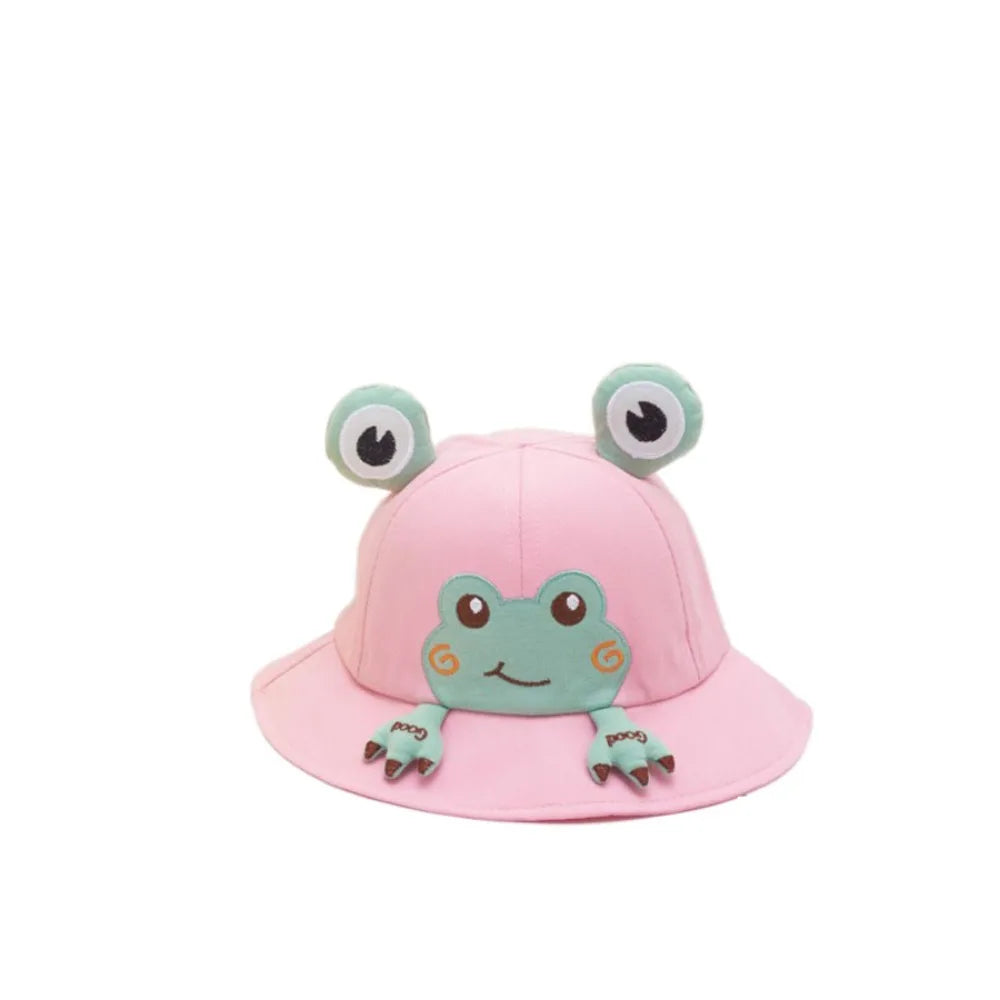 Korean Frog Bucket Hat Baby Sun Protection Summer Cap